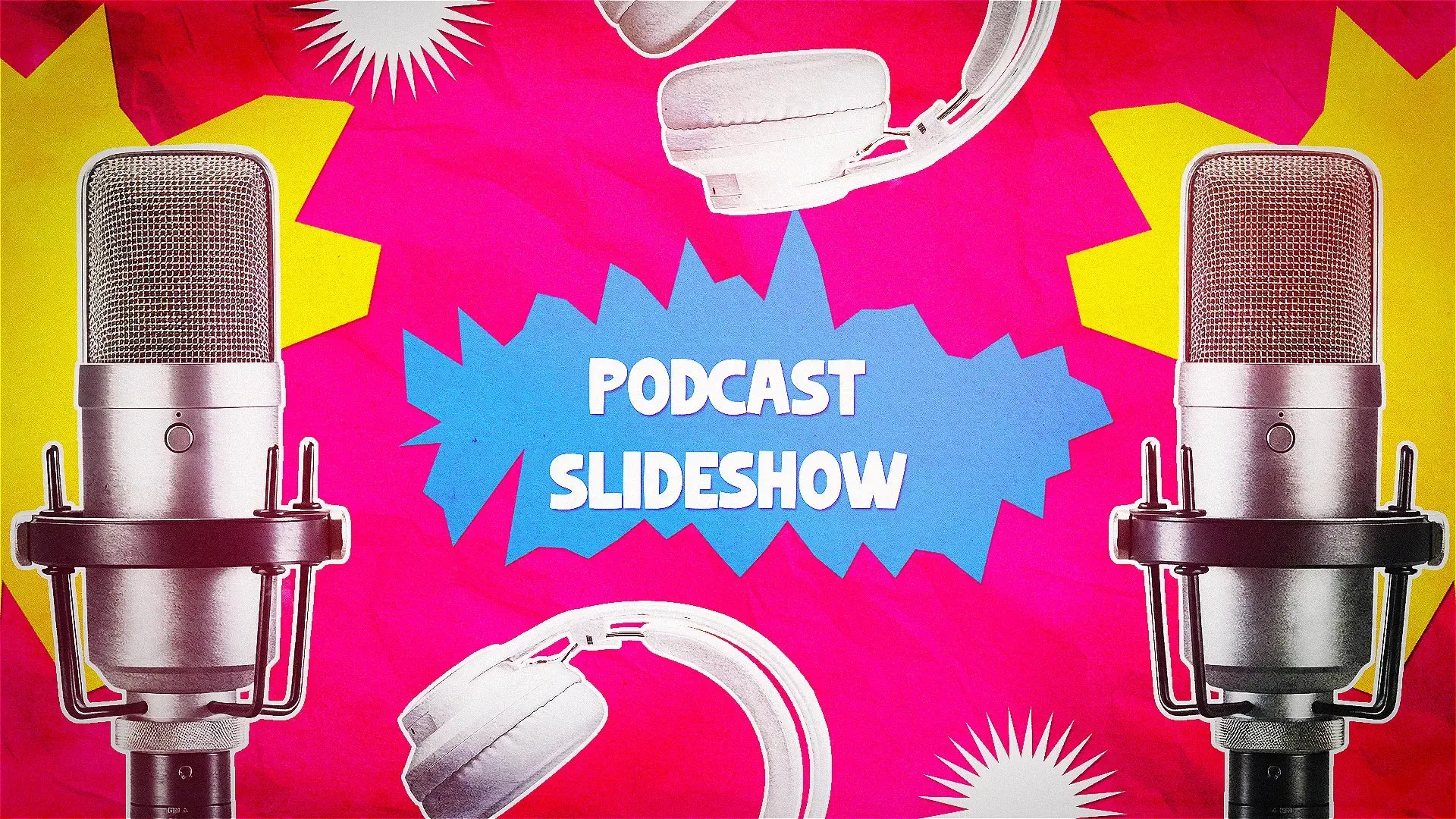 Funky Podcast Slideshow Template